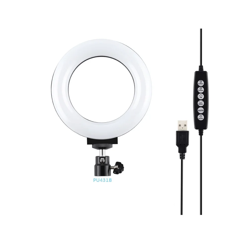 

New Arrival PULUZ 4.7 inch 8 Colors RGB White Light Ring Dimmable LED Ringlight Photography Video Lamp