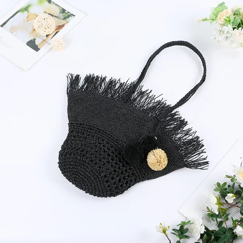 

Summer straw beach woven bag all-match holiday women handbag