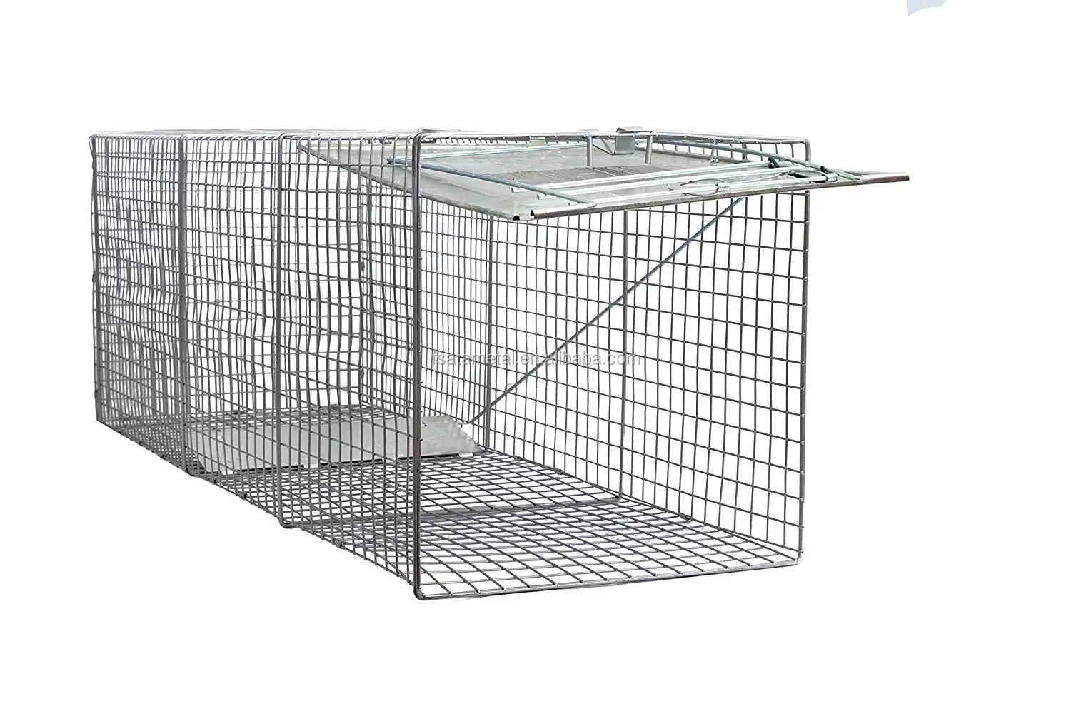 42'' Live Animal Trap Cage Humane Cage Catch Metal Steel With Handle,Release Rats Mouse Mice