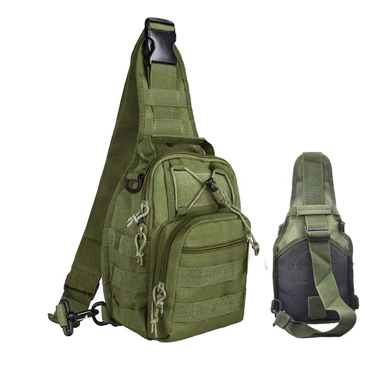 

Multipurpose Cross Body One Shoulder Strap Bag Tactical Chest PackTravel Hiking Shoulder Backpack