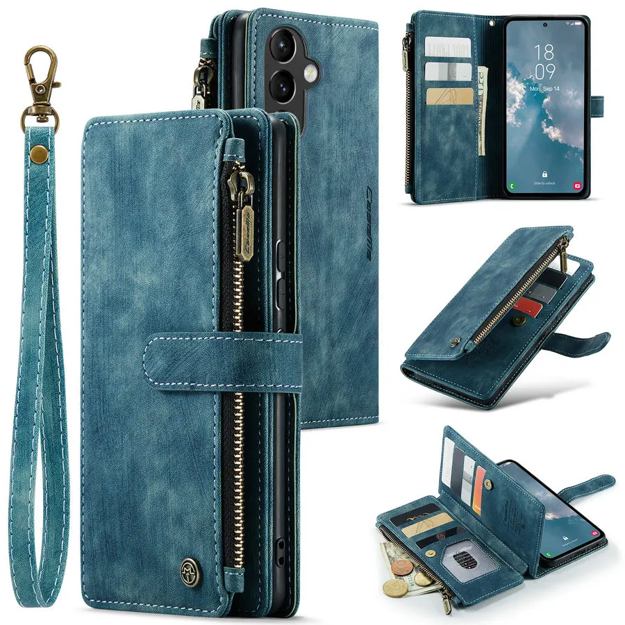 

CaseMe Design Case for Samsung A54 Detachable Leather Wallet Phone Case With Money Carry Card Holder for Samsung A54 A34 A14