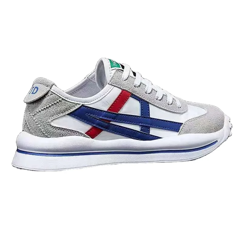 

New Fashion Aquatwo Men Casual Style Leather shoes from factory, Black/blue/red