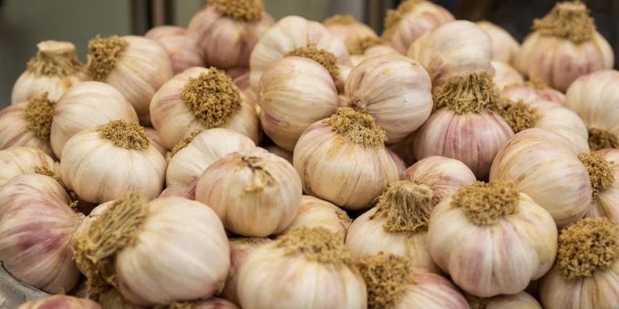 California garlic field
