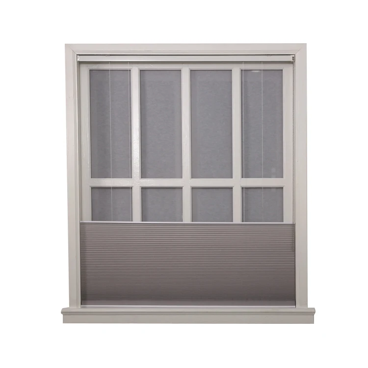 

Light Adjustment grey horizontal fabric honeycomb blinds window curtain blind