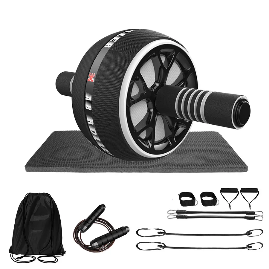 

2022 Trending Hot Sale Gym Set Abdominal Exercise Muscle Training Abs Ab Wheel Roller With Mat