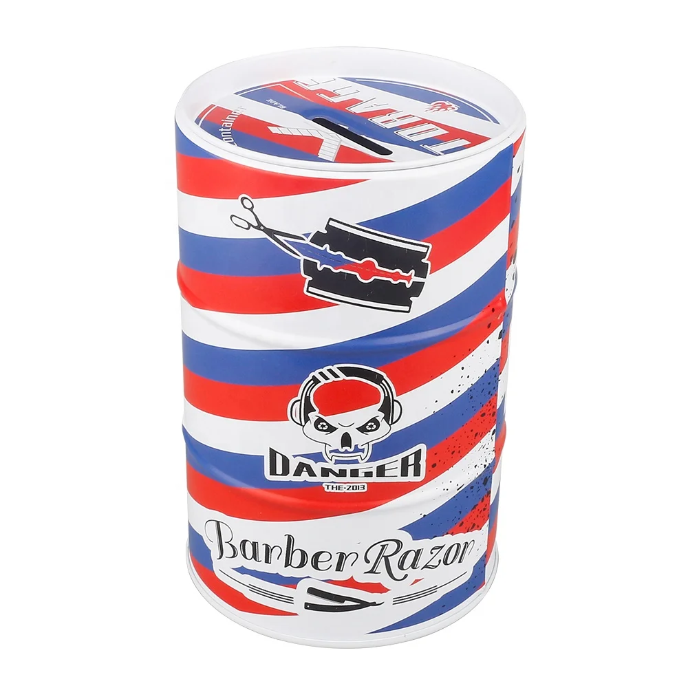 

Factory Barbershop recycling Razor Blade Disposal Container Stainless Steel Shave Razor Disposable Blade Container