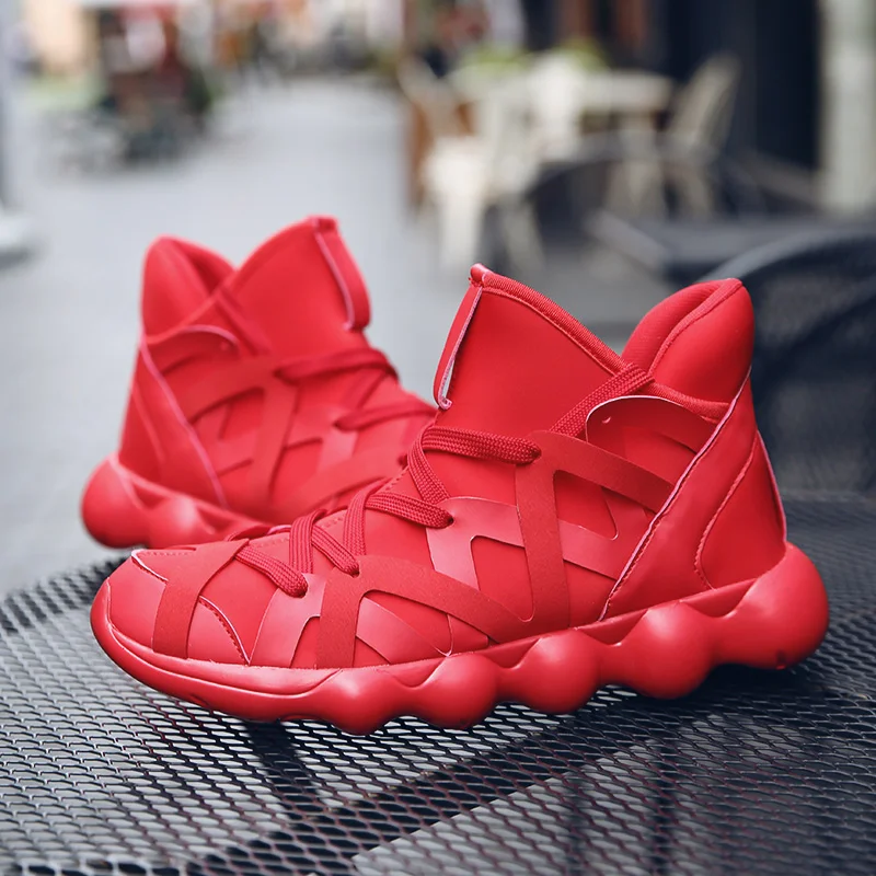 
2020 Fashion New Arrival Small MOQ High Ankle Big Size Unique Casual Sport Running Shoes for Men and Women 