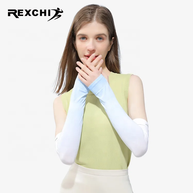 

REXCHI HB21 High Quality Cooling Sports Compression Athletic Elastic Quick Drying Breathable Sublimation Arm Sleeve Blank, Has 5 colors
