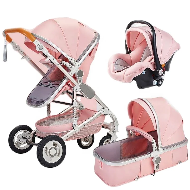 

Best selling canopy baby stroller new design aluminium baby prams 3 in 1 baby stroller