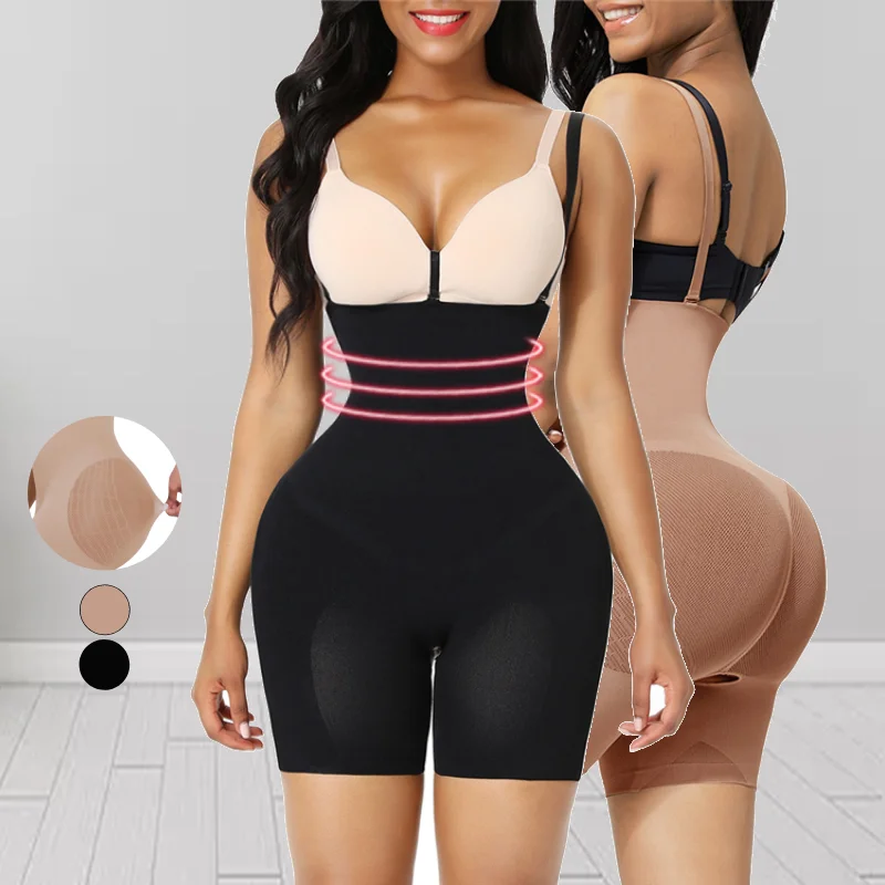 

2021 drop ship Private label slimming butt lifter tummy control high waist seamless body shapers