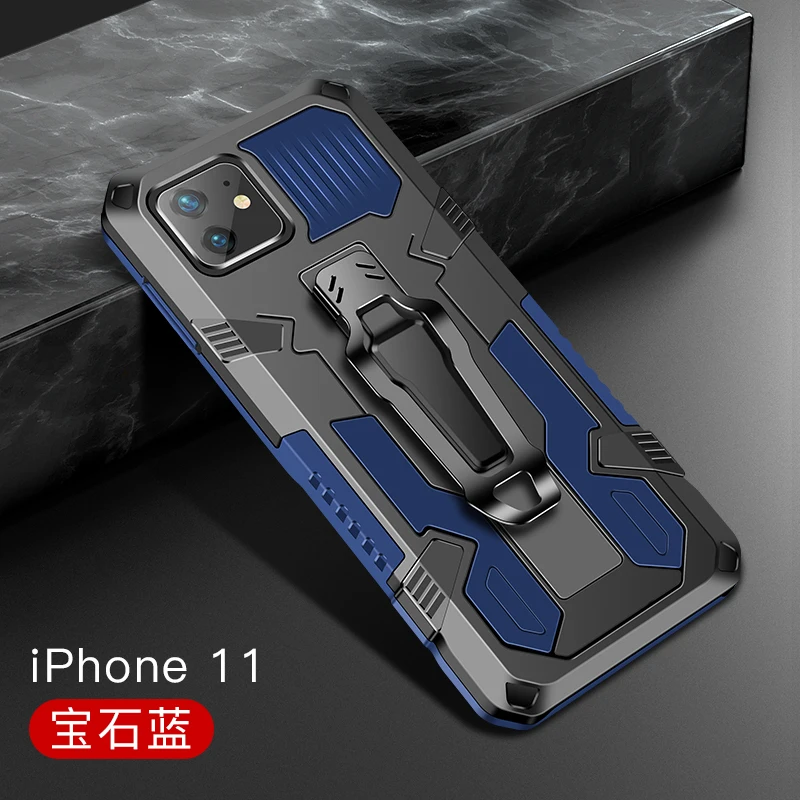 

Designers Shockproof Black Phone Case For Iphone 11 Military Armour Mobile Cellphone Back Case For Iphone 12 Pro Max