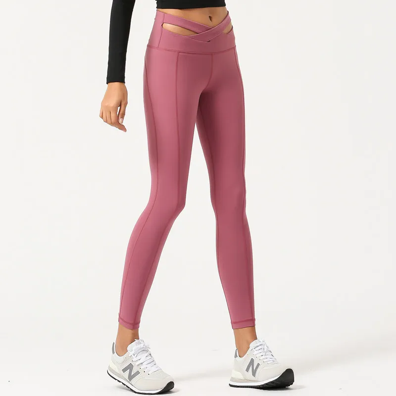 

Yoga Pants Fitness Sports Running Quick-Drying High Waist New Design High Elasticity Lounge Pants Women's Pants New