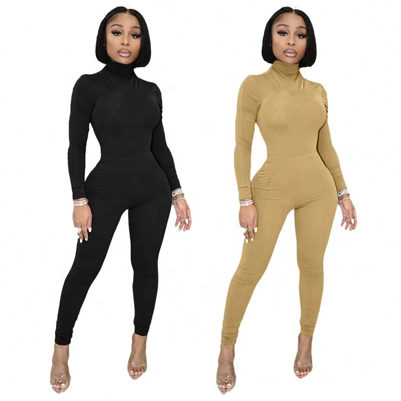 

New Arrivals 2022 Spring Solid Knitted Woman Clothing Activewear Ribbed Lounge Wear Long Sleeves Women's Two-piece Set