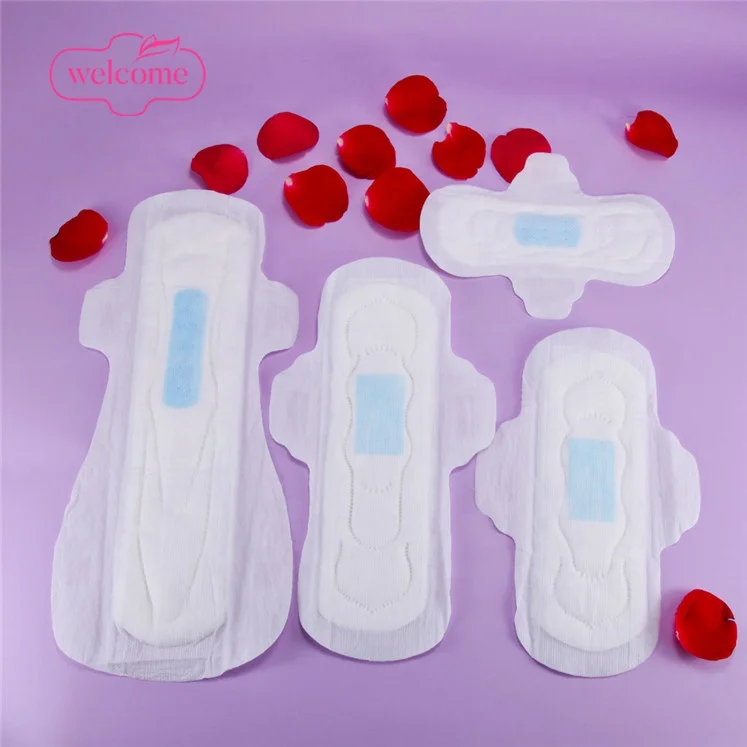 

Feminine Comfort Sanitary Napkins Customized Winged Type Sanitary Napkins