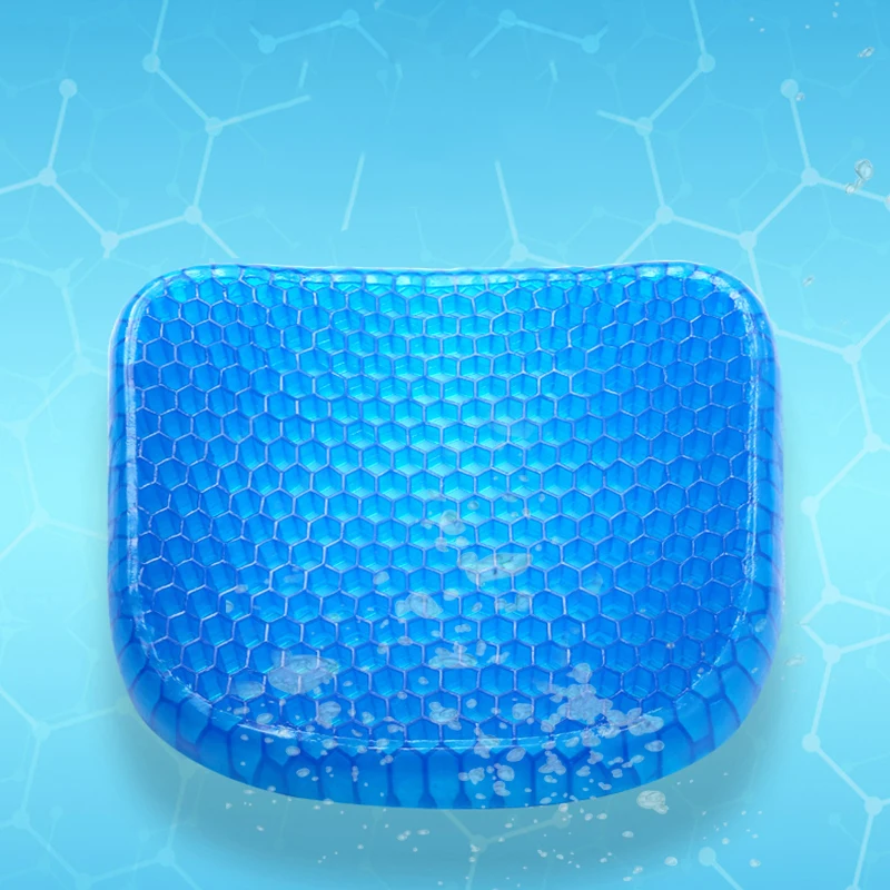 High-Quality Summer Cool Breathable Comfortable Car Seat Cushion Relieves Aches Pains Gel Seat Cushion