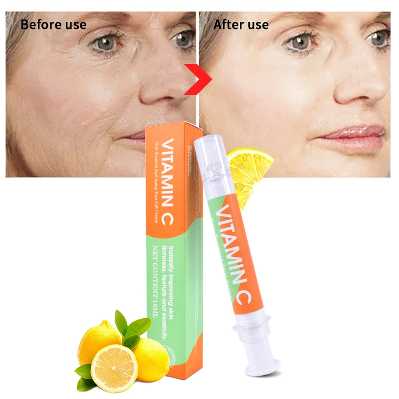 

Wholesale 18ml Vitamin C Lifting Anti Aging Moisturizer Face Cream