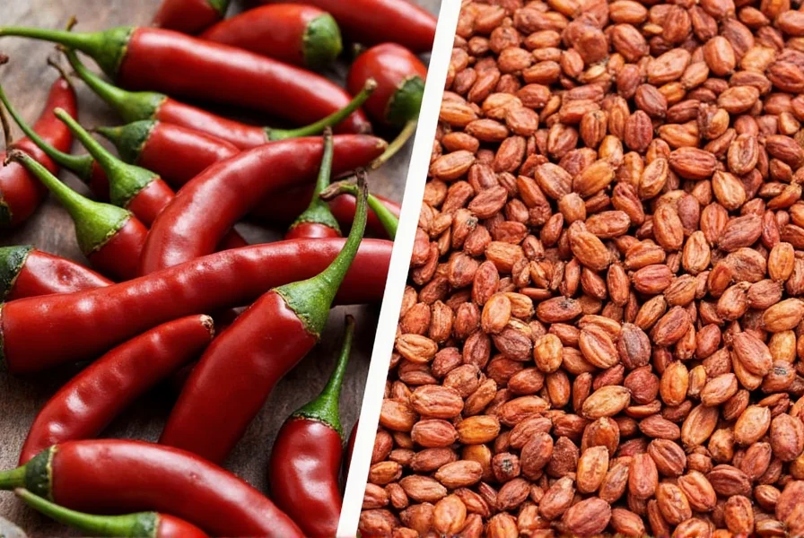 Rehydrating Dried Chiles in Hot Water