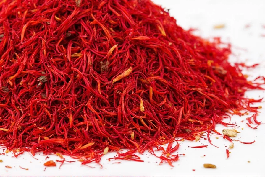 Saffron rice dish on a plate