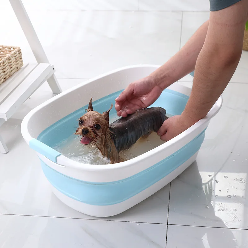 

Dog Pool Foldable Cleaning Supplies Dog Portable Bathtub Cat Mimi Bathroom Pet Bath