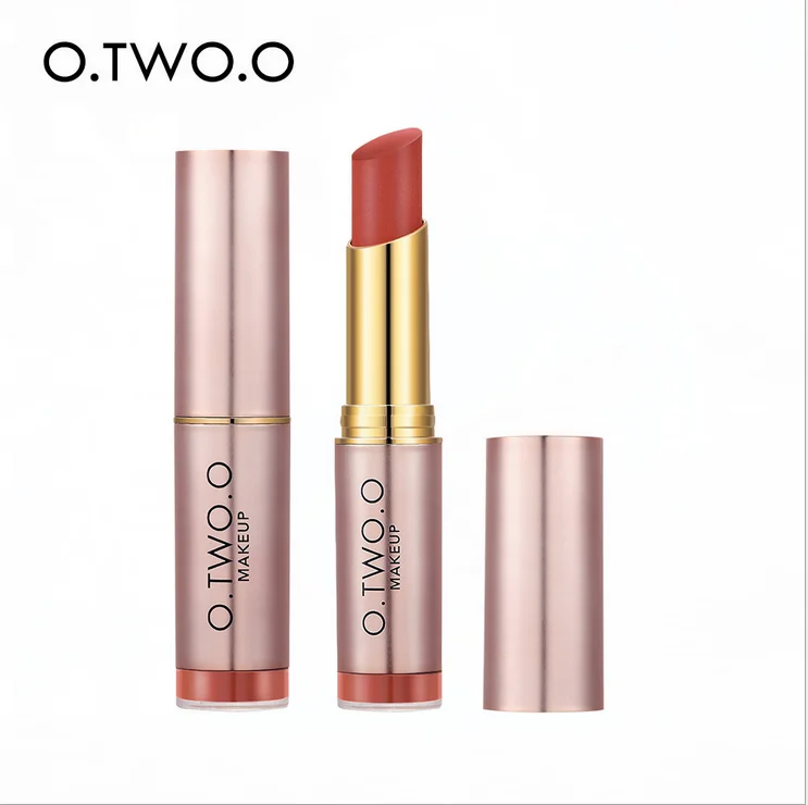 

O.TWO.O Brand Makeup Lipstick Matte Organizer Popular 20 Colors Waterproof Nude Lipstick Matte Lip