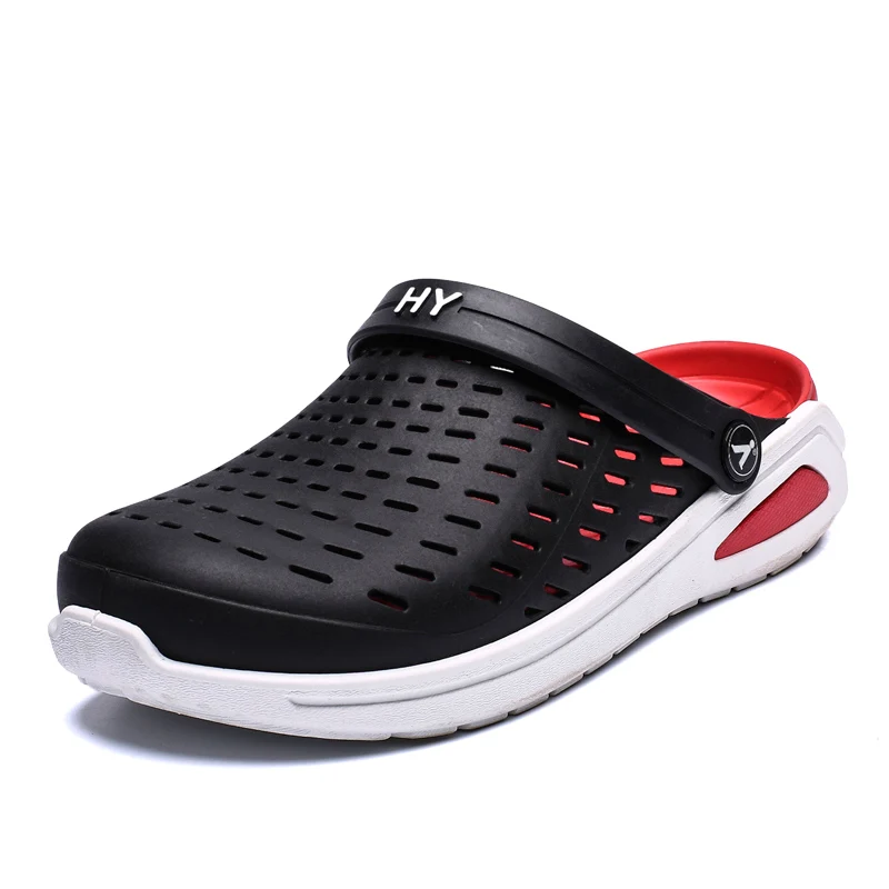 

Wholesale new design hot sell high quality cheap outdoor men beach clogs shoes, 3 colors