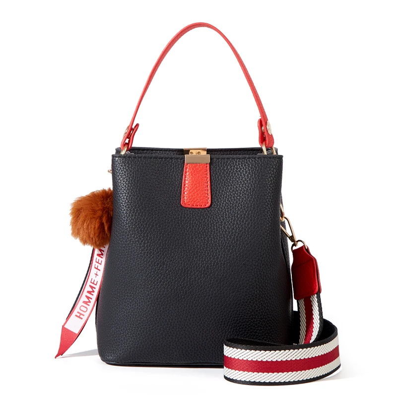 

korean style cute leather small sling bags bucket shape woman bag ladies customize designer pu leather shoulder crossbody bag