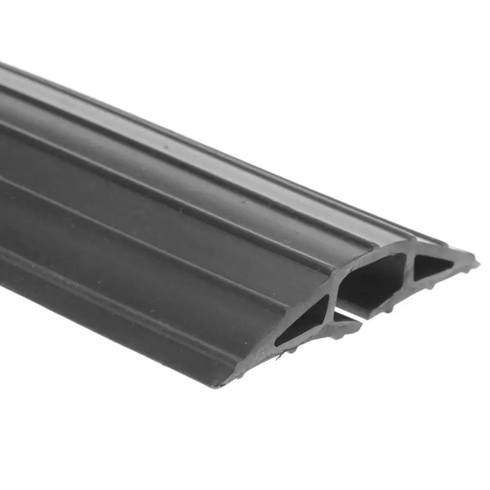 3 Channel Floor Cable Cover 3 Way Cord Cover Strip Wire Rubber