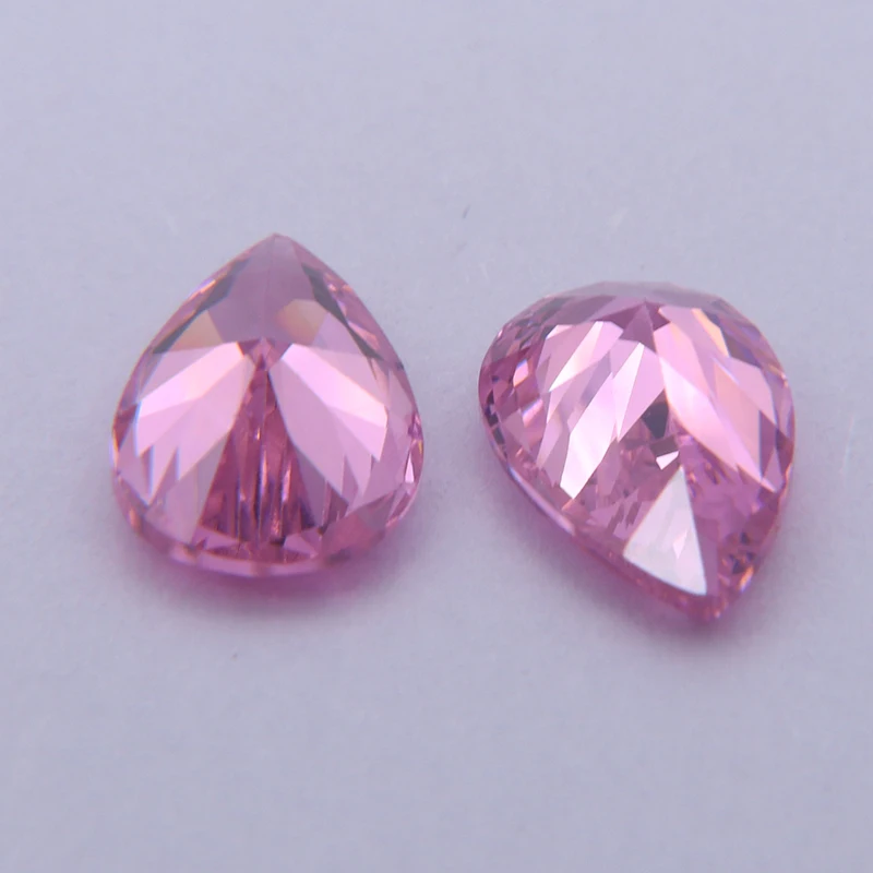 

Pink Pear Loose Shape Cut Diamond Cubic Zirconia Jewelry Stones CZ