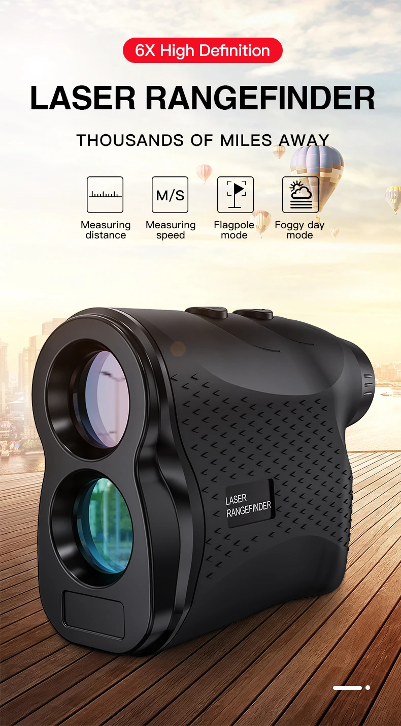 Mestek 600m Yd Golf Laser Rangefinder Golf Rangefinder Measuring Tape