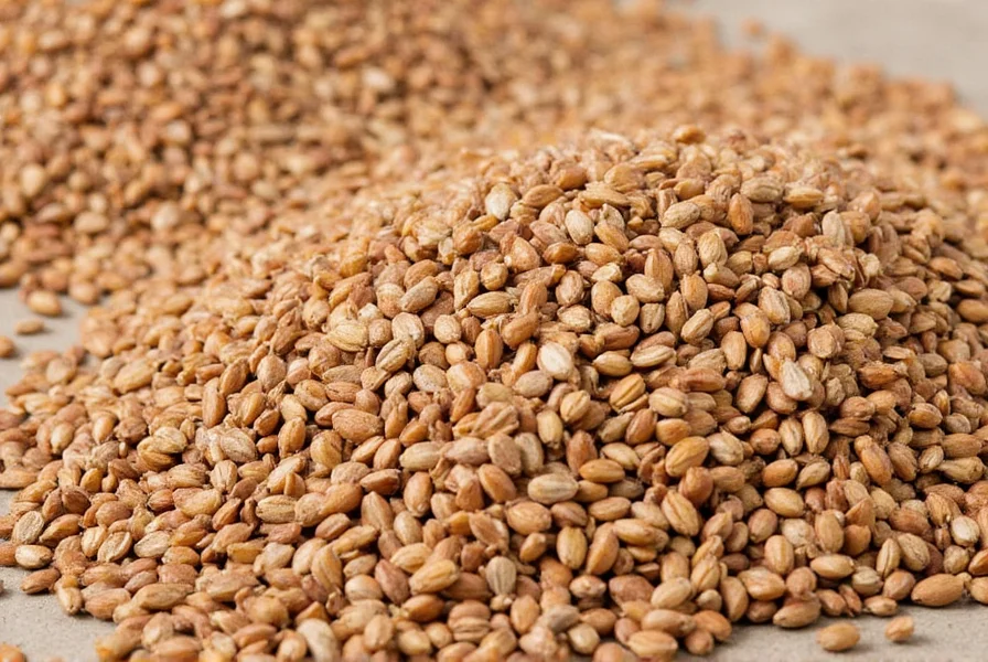 Cumin seeds being used in cooking with vegetables in a traditional skillet