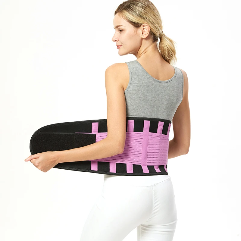

Waist Trimmer Belt Adjustable Weight Loss Wrap Sweat Workout Neoprene Waist Support Waist Trainer Back Support Belt, Black,yellow,orange,pink or customized