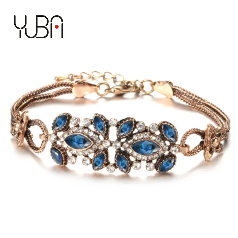 

Crystal Zircon Bracelet Sapphire Ladies Jewelry Fashion Bracelet