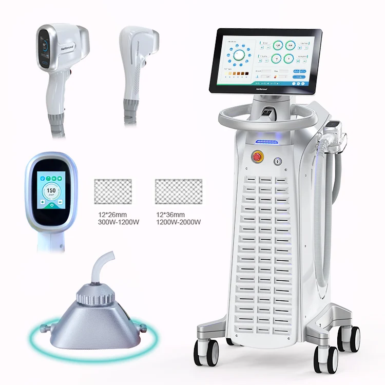 

big discount Skin Whitening veins removal 755nm 808nm 940nm 1064nm 4 Wavelengthes Permanent Diode Laser Hair Removal Equipment