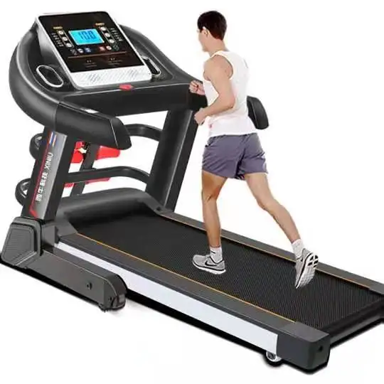 

Electric Slim Folding Running Treadmill with Wide Belt, Tablet Holder, Speakers, 150KG Max Weight, No Assembly