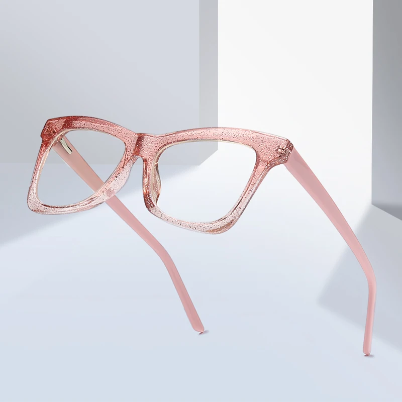 

Trendy Optical Frame Women Cateye Eyeglasses Anti Blue Light Blocking Glasses