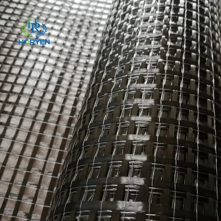 
High strength carbon fiber mesh screen for concrete reinforcement 