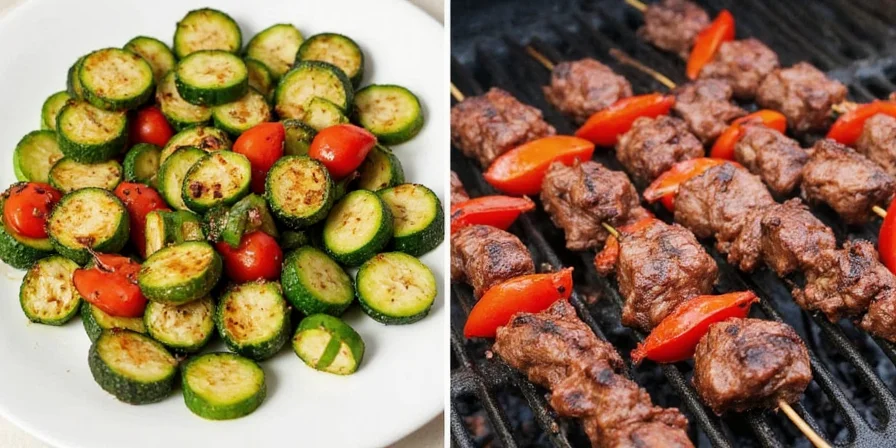 Spiced grilled eggplant.