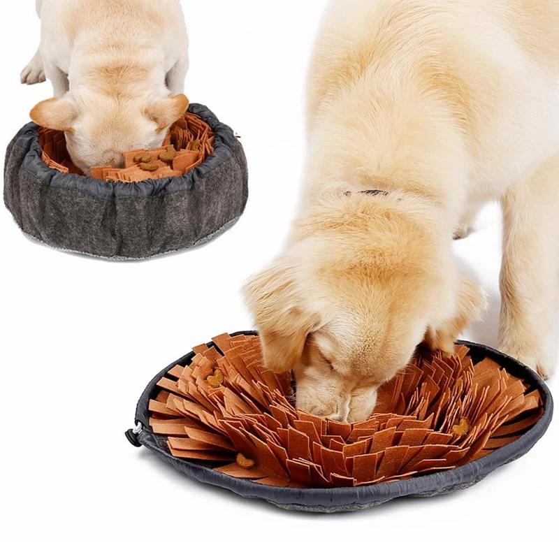 

Multi Colors Pet Dog Training Product Smell Snuffle Slow Eating Dog Bowl Pet Sniff Mat Feeder Bowl, Multi color