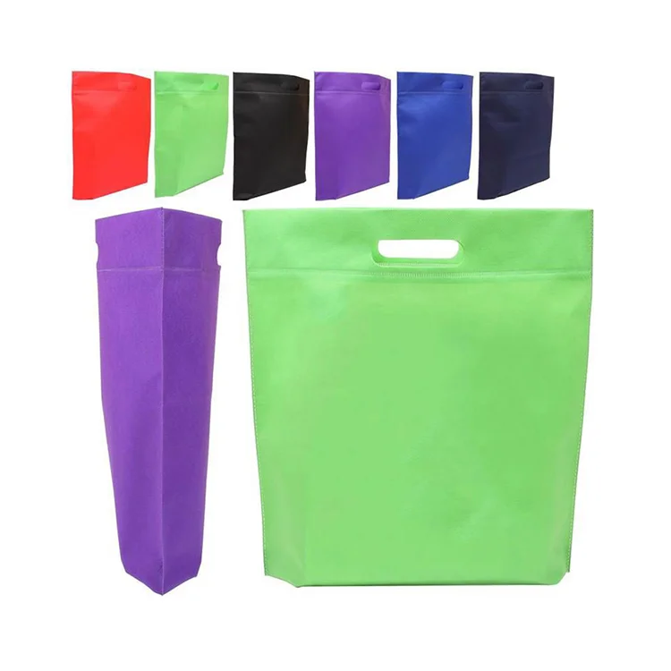 

Custom Colorful Printing Shopping Logo PP Nonwoven Bag/Die cut non woven shopping bag/every size d cut non-woven brand bag, Choose