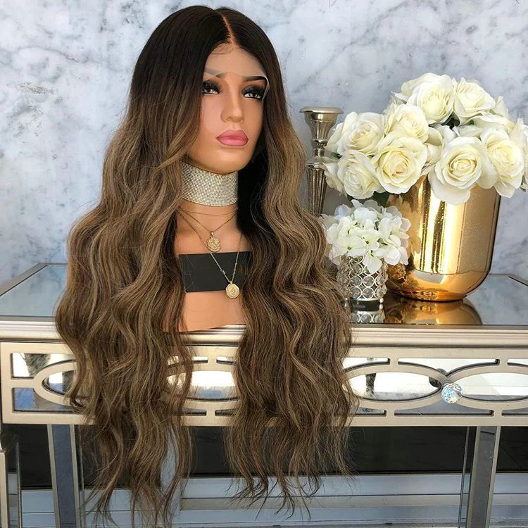 

Women'S Wigs Long Lace Front Wigs With Baby Hair Pre Plucked Natural Wave Human Hair Wigs For Black Women