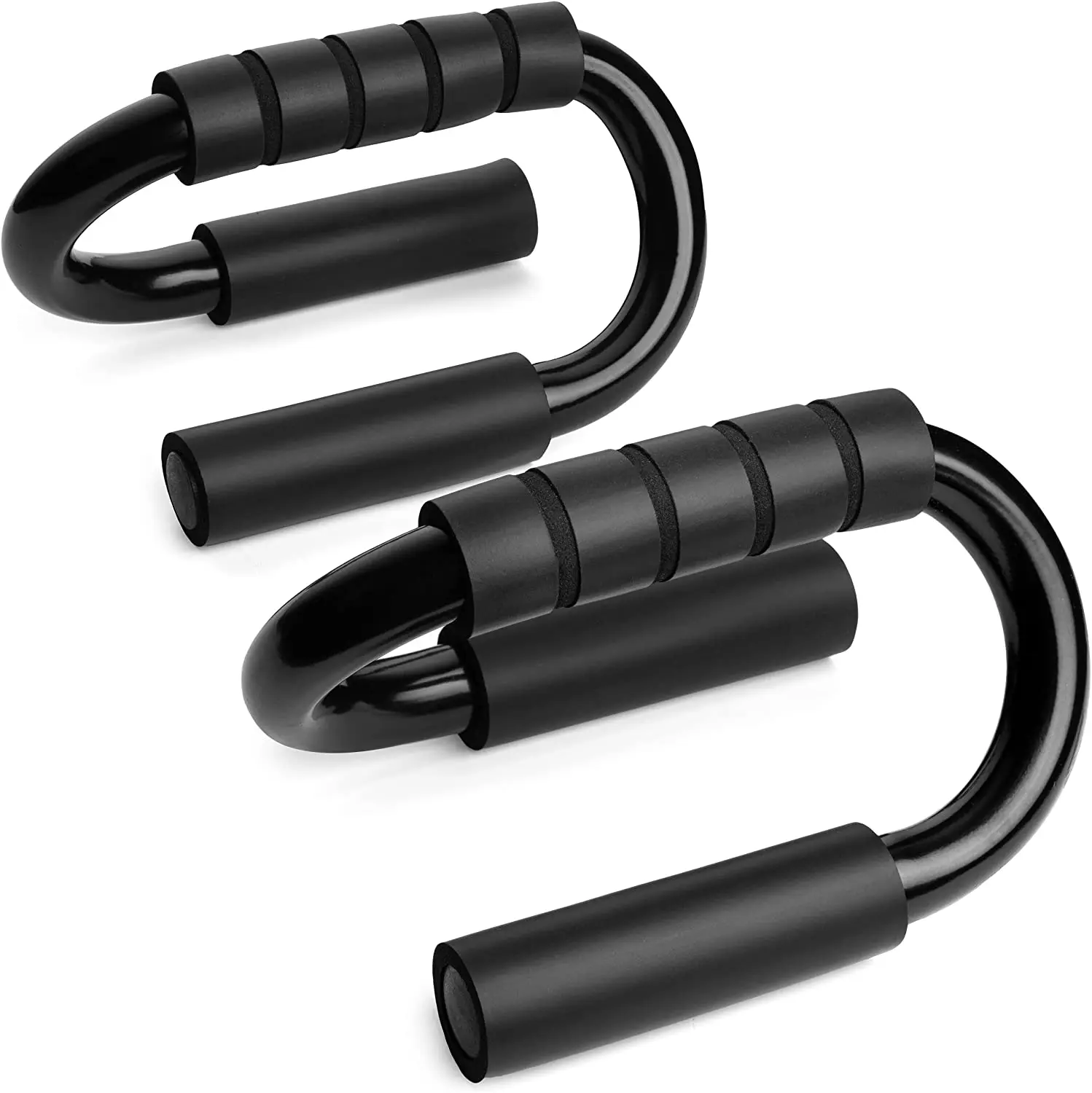 

Factory Price Gym Fitness Equipment Push Up Bars Push Up Bars for Men and Women, Black