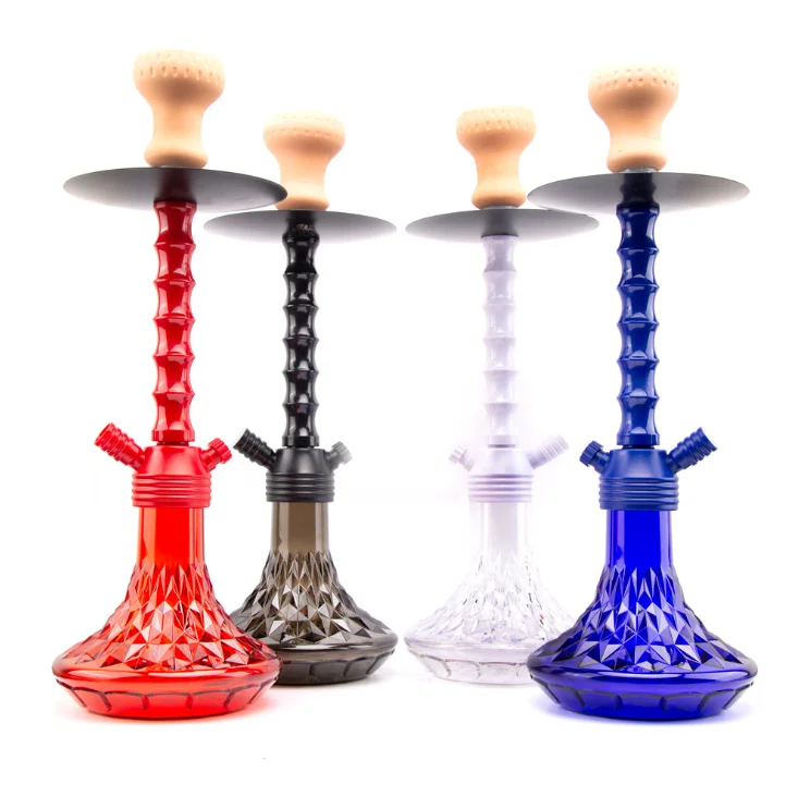 

hubby modern nargile 4 colors smoking chicha set wholesale narguil traditional sheesha thread shisha acrylic hookah