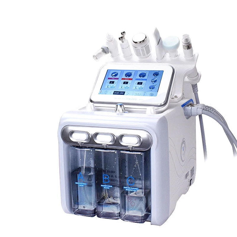 

6 in 1 H2O2 Hydra Water Facial Microdermabrasion Hydrofacials Machine
