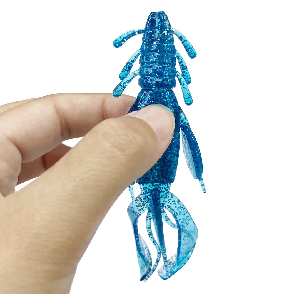 

Newbility 2021 factory new crayfish soft fishing lures silicone bait, 8 colors