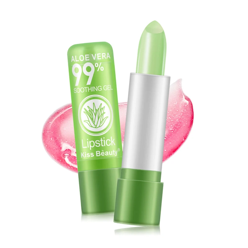 

3.5g Matte Lipstick Set Aloe Vera Color Changing Lipstick Lip Moisturizer Long Lasting Lip Makeup Women's Lipstick