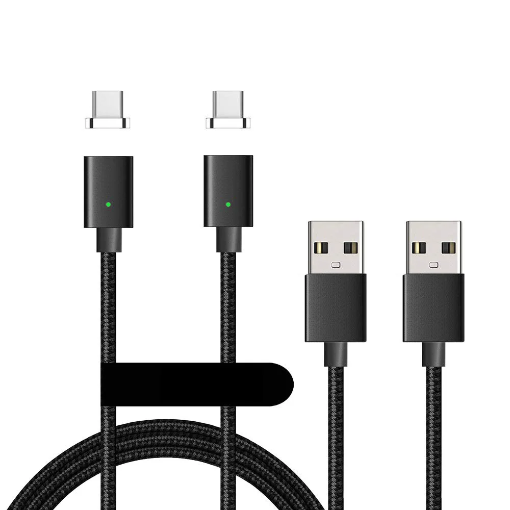 

XANUAN 1M magnetic 3A Fast charging data charger USB C Cable for Type C phones Samsung Note 10 9 S9 S8 Pixel 2XL Xperia XZ2 Moto