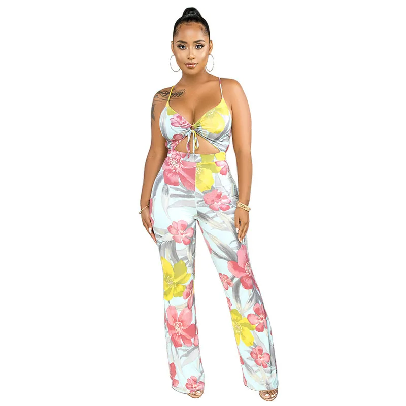 

One piece casual women summer clothing sexy short rompers and jumpsuits for womens, Print