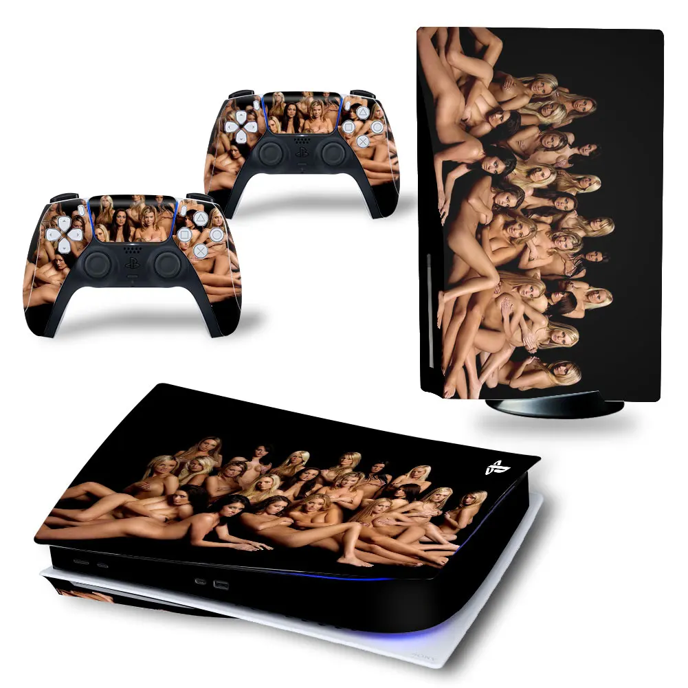 

Symbol PS5 Skin Sticker for Playstation 5 Console & 2 Controllers Decal Vinyl Protective Skins Style 6, Customized