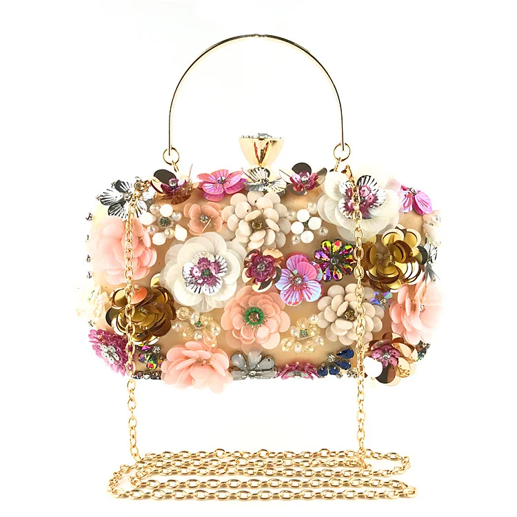 

Fashion ladies party evening purse clutch Bag luxury flower women handbags