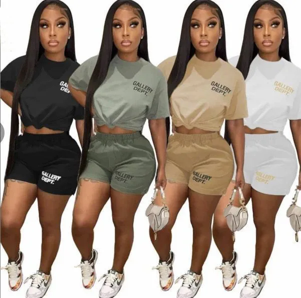 

2022 Summer Fashion Women Crop Top Lace Up Two Piece Pants Set Women Cotton Sweatsuit Set Nude Clothing 2 Piece Set